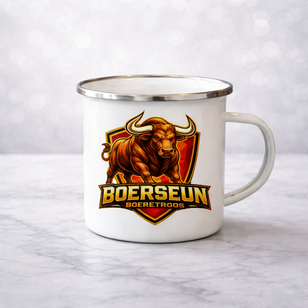Boerseun Enamel Mug