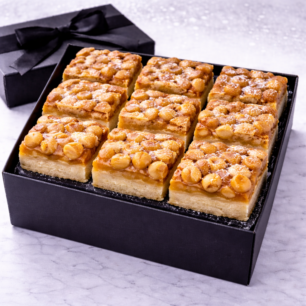 Salted Caramel Macadamia Tart