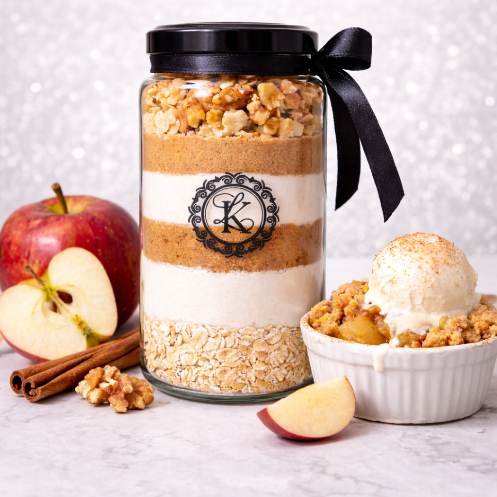 Lutzi Kutzi Apple Crumble Baking Jar – 1 liter