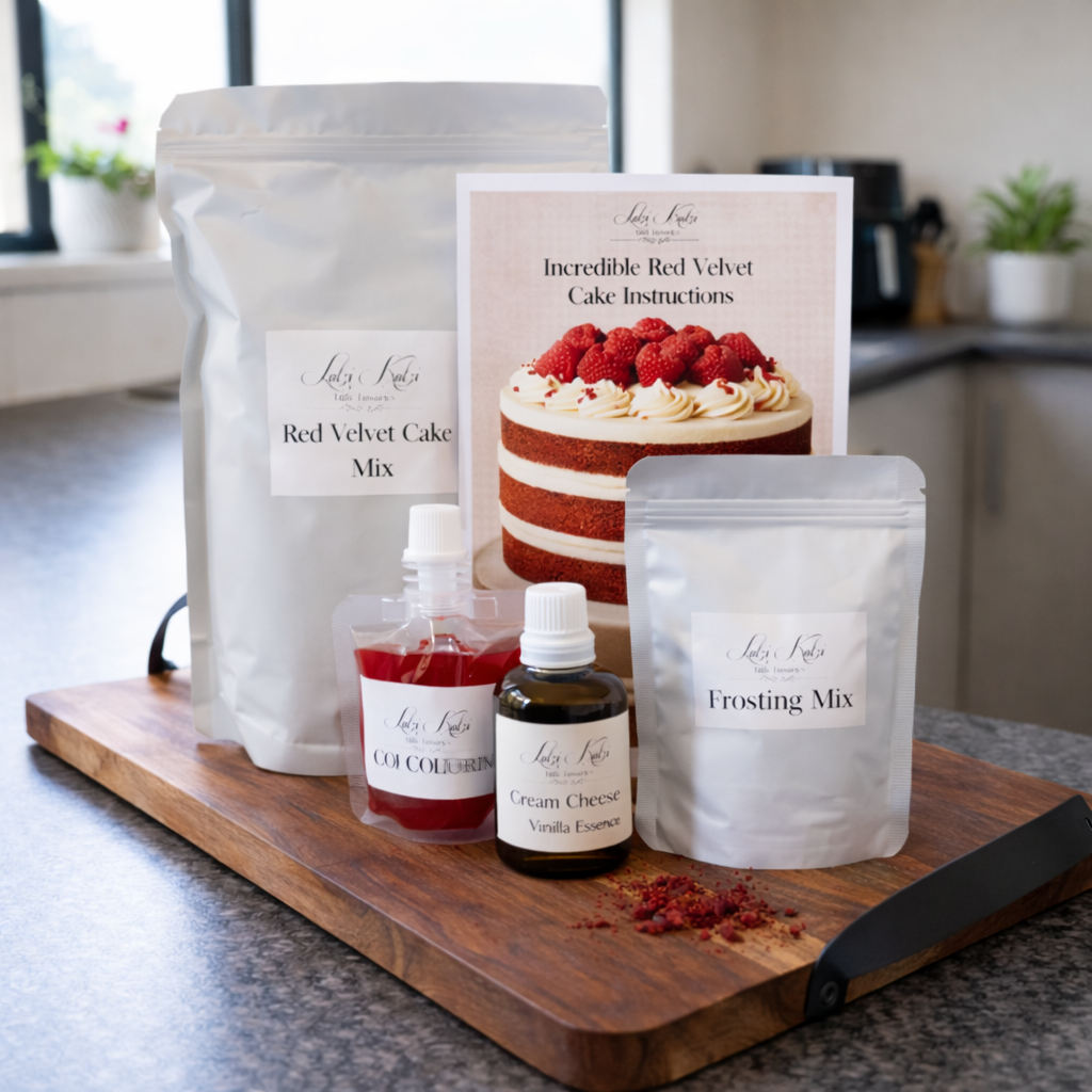 Lutzi Kutzi Red Velvet Cake Baking Box