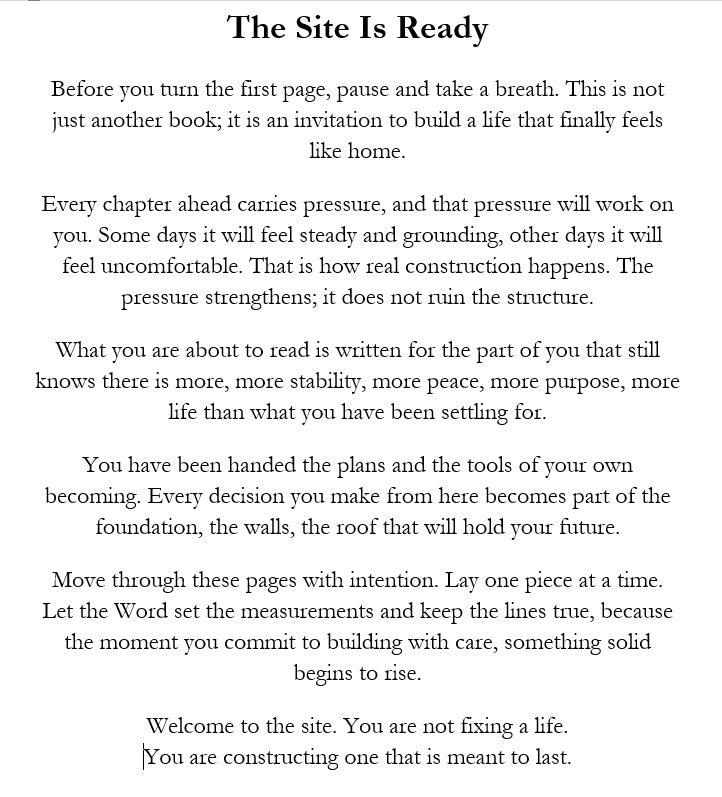 Build the Life You Want